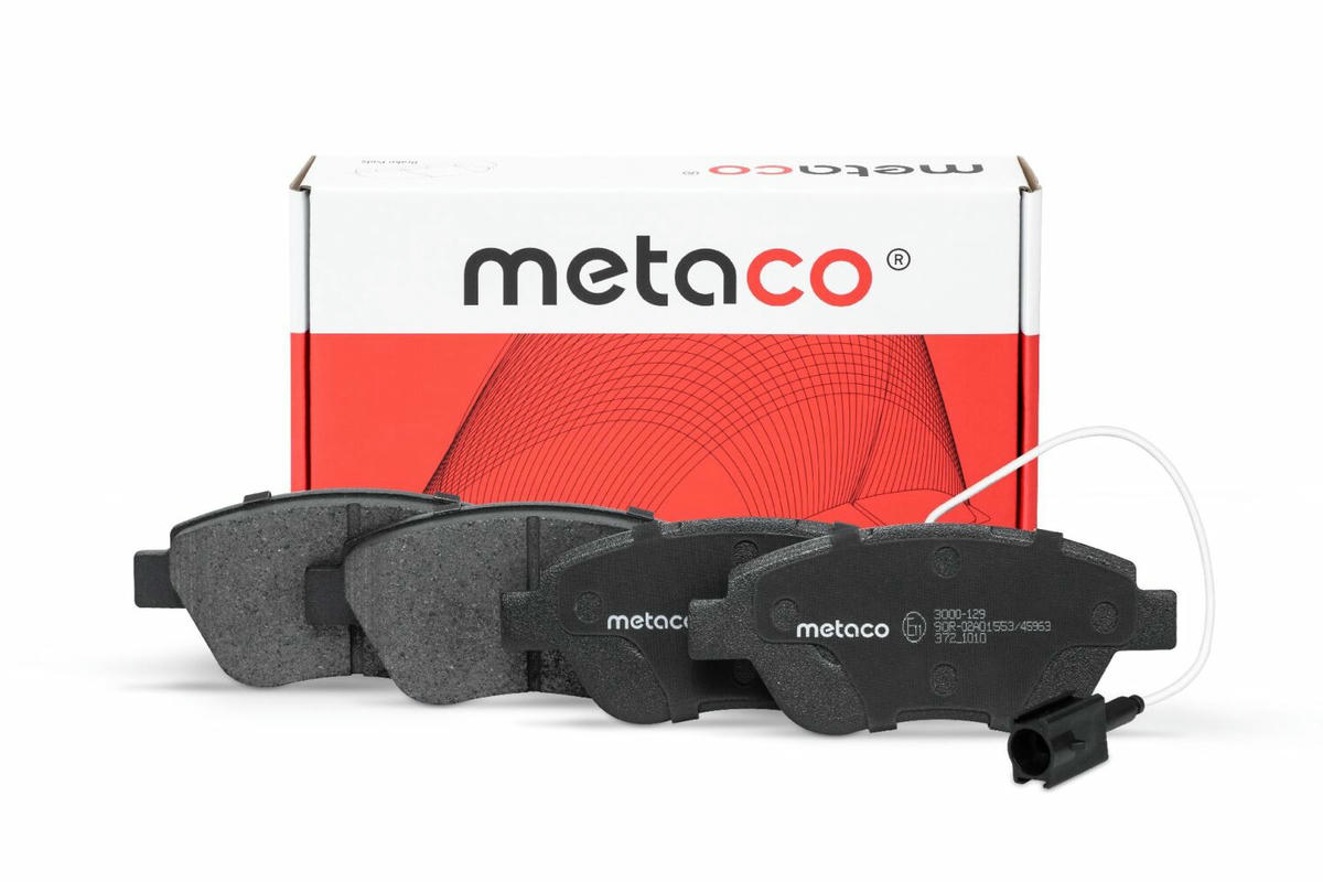 Колодки тормозные передние к-кт metaco 3000-129 preview 1 Колодки тормозные передние к-кт metaco 3000-129 preview 1