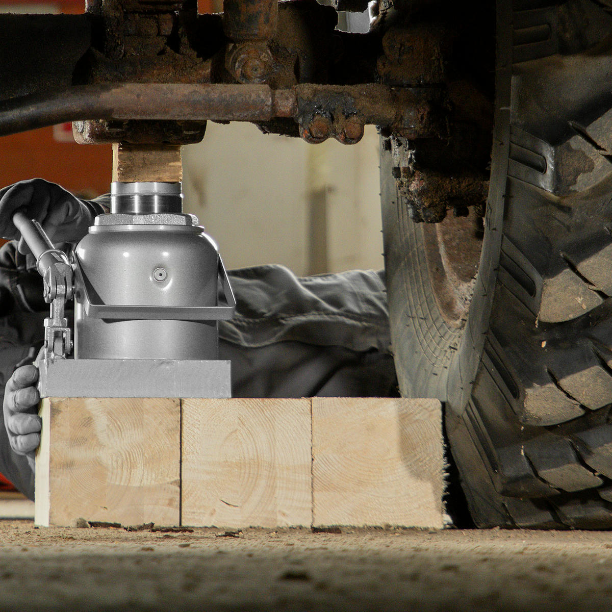 Домкрат бутылочный 50т гидравлический 236–356мм MATRIX preview 1