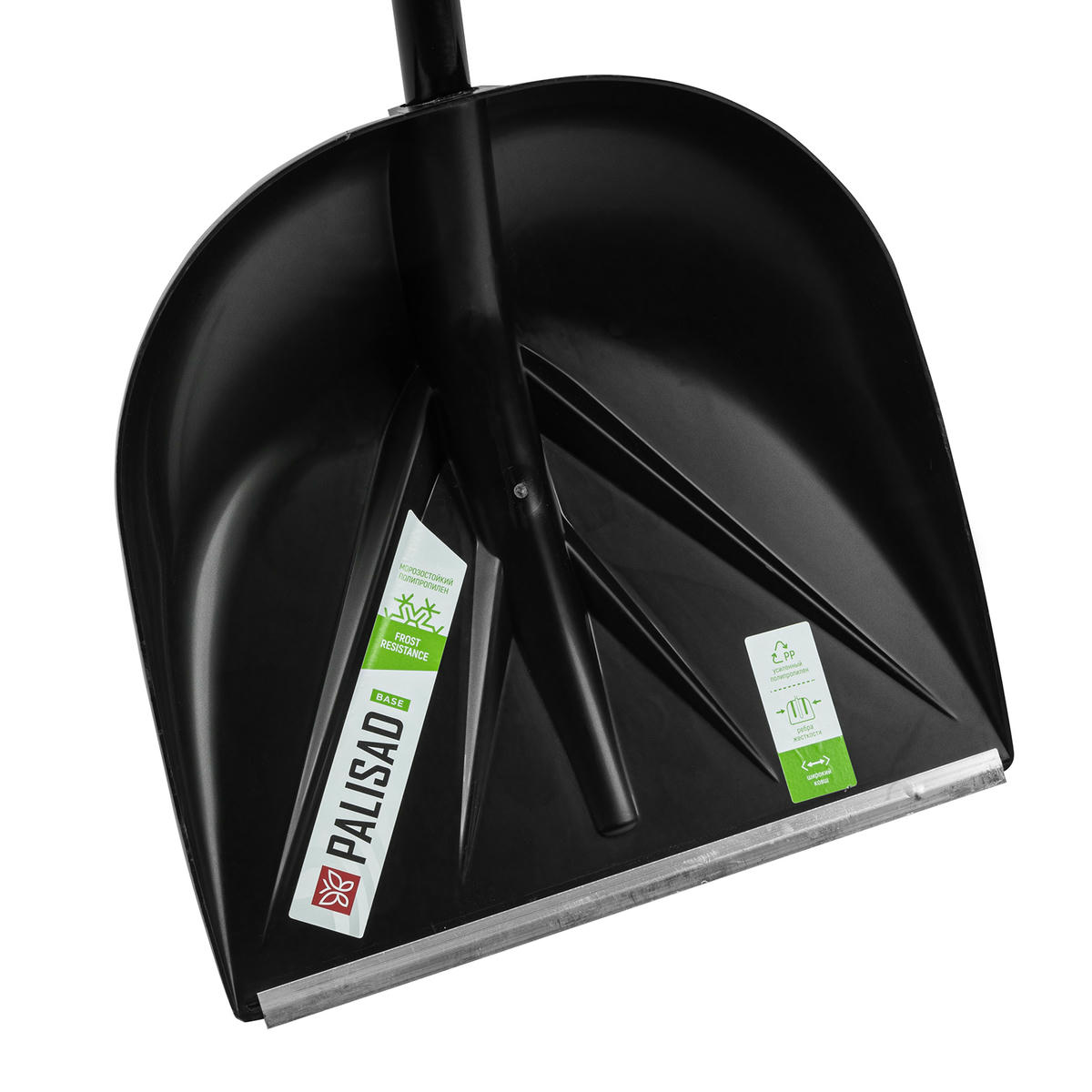 Лопата снеговая пластиковая 400х417х1390мм алюминиевый черенок PALISAD preview 4