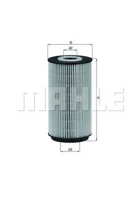 Фильтр масляный MAHLE OX 557 D preview 1