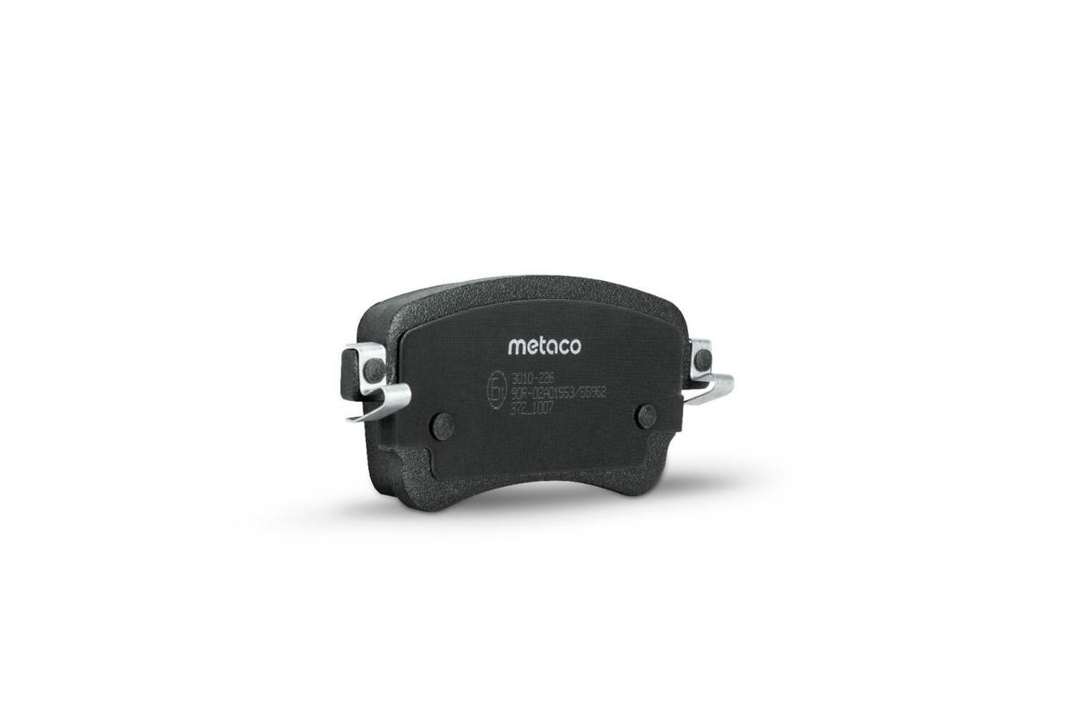 Колодки тормозные задние к-кт metaco 3010-226 preview 2