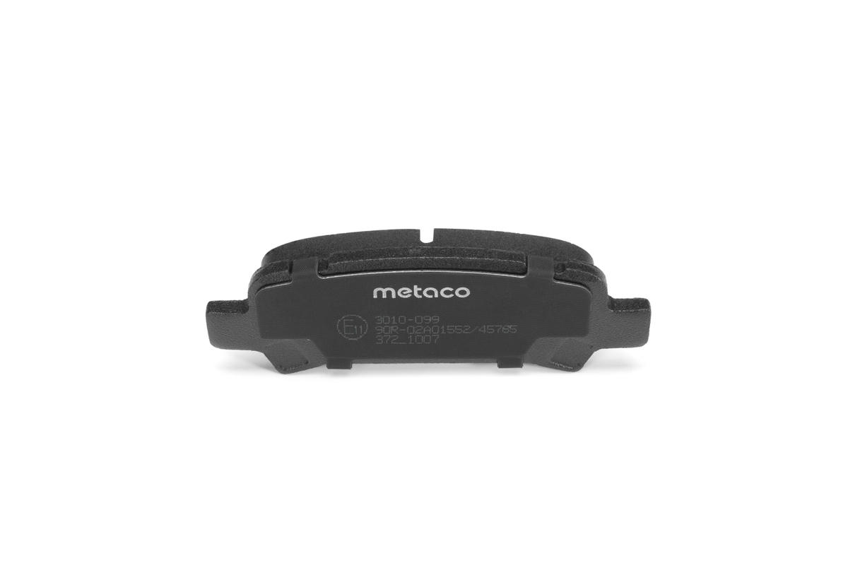 Колодки тормозные задние дисковые к-кт metaco 3010-099 preview 4