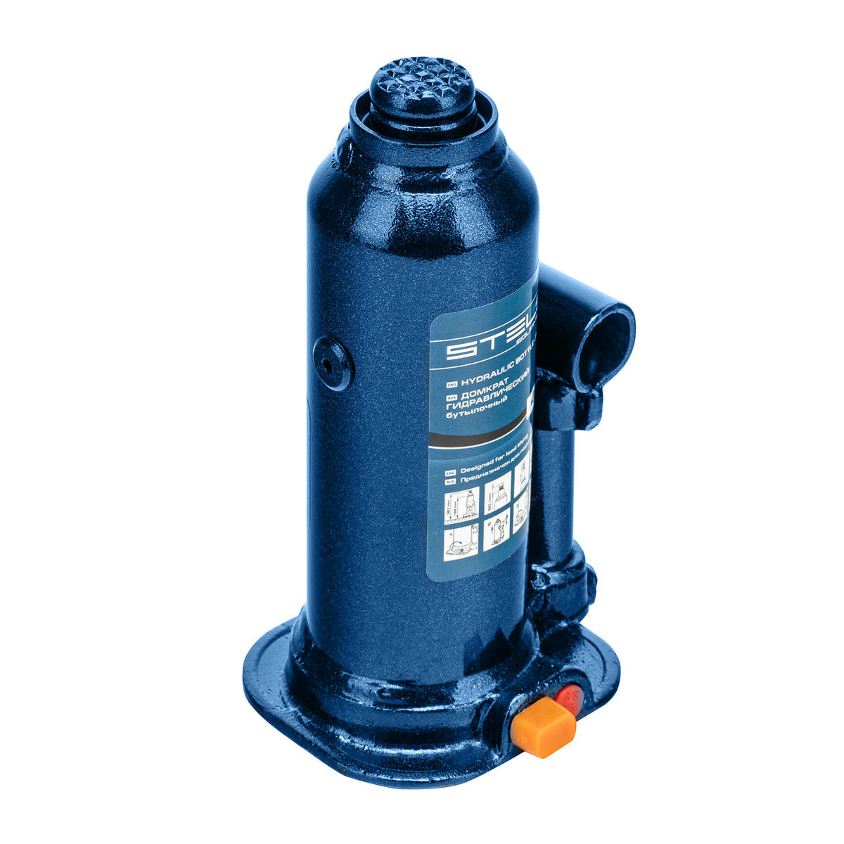 Домкрат бутылочный 4т гидравлический подъем 188-363мм STELS preview 3