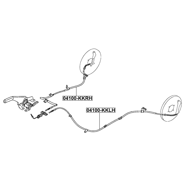 ТРОС РУЧНОГО ТОРМОЗА ПРАВЫЙ, шт preview 2