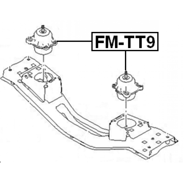 FM-TT9_подушка двигателя! Ford Transit V347 06> preview 2