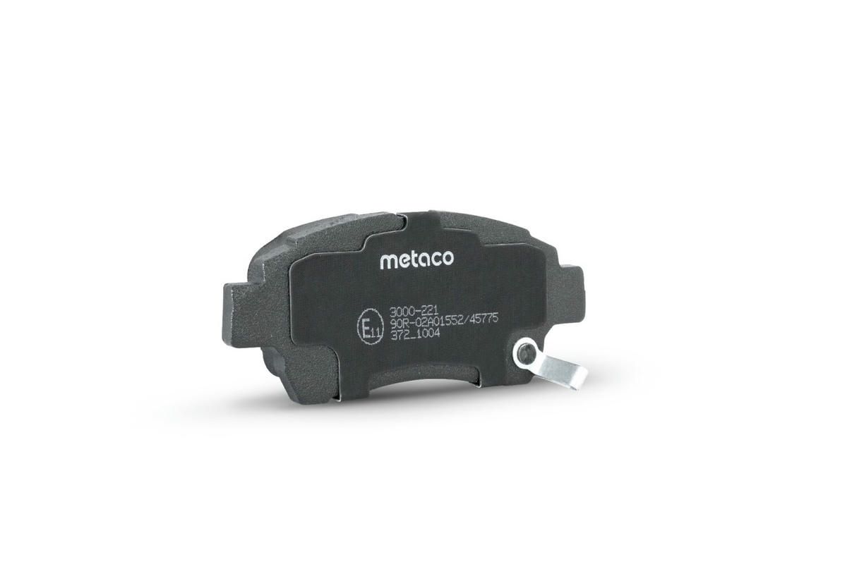 Колодки тормозные передние к-кт metaco 3000-221 preview 2