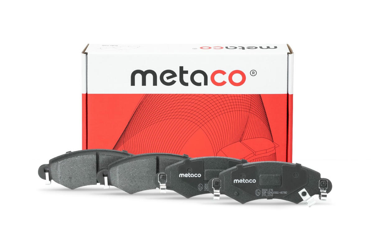 Колодки тормозные передние к-кт metaco 3000-276 preview 1 Колодки тормозные передние к-кт metaco 3000-276 preview 1