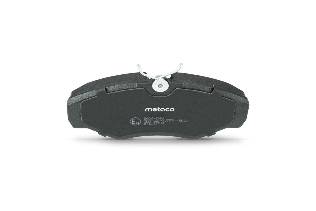 Колодки тормозные передние к-кт metaco 3000-240 preview 4