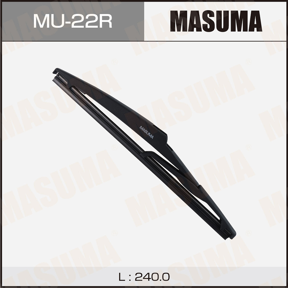 Щетка стеклоочистителя задняя 240 мм каркасная 1 шт MASUMA WIPER BLADE MU-22R preview 1