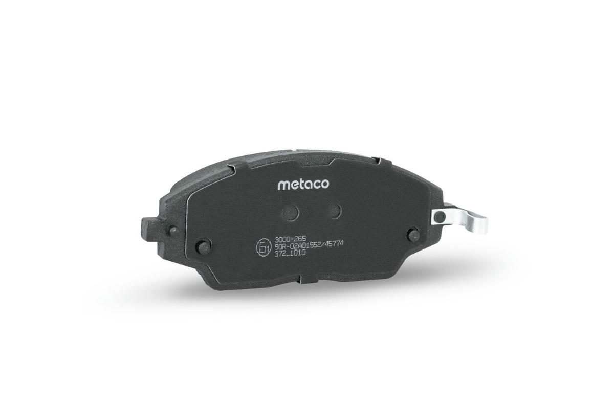 Колодки тормозные передние к-кт metaco 3000-265 preview 2