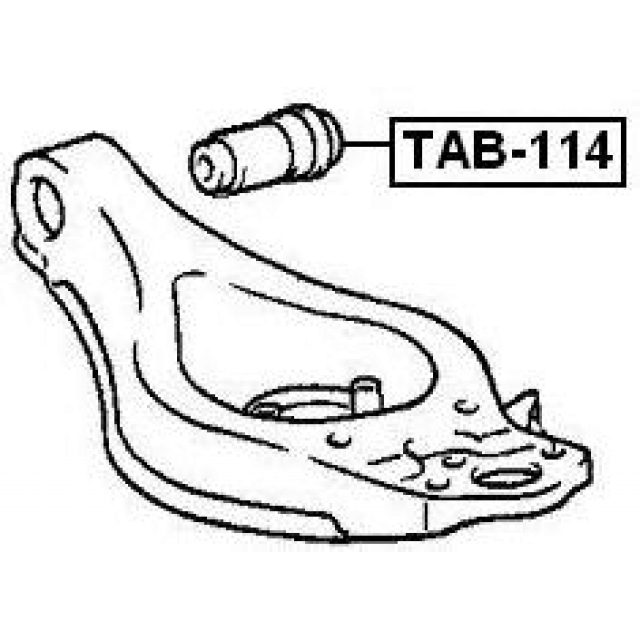 Сайлентблок рычага FEBEST TAB-114 preview 2