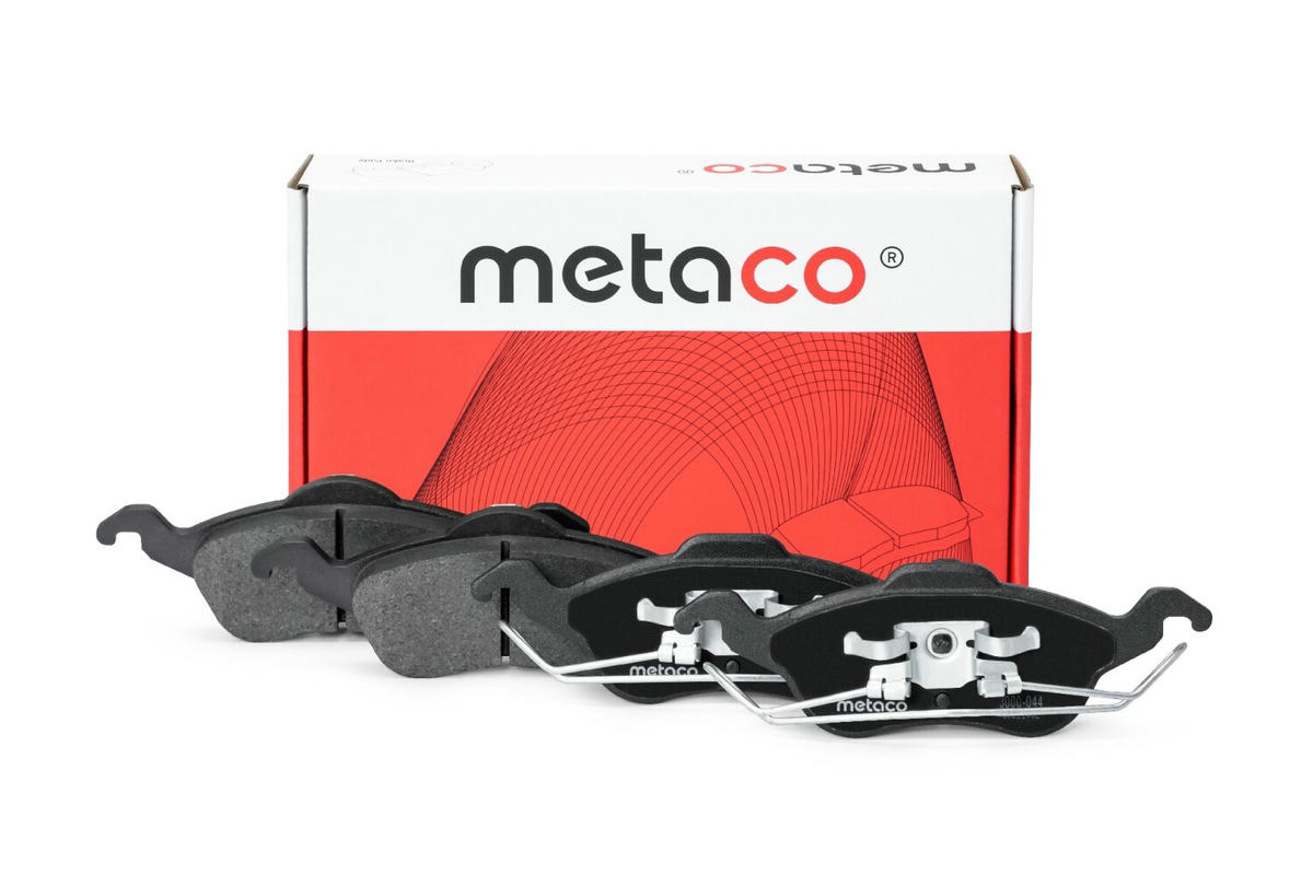 Колодки тормозные передние к-кт metaco 3000-044 preview 1