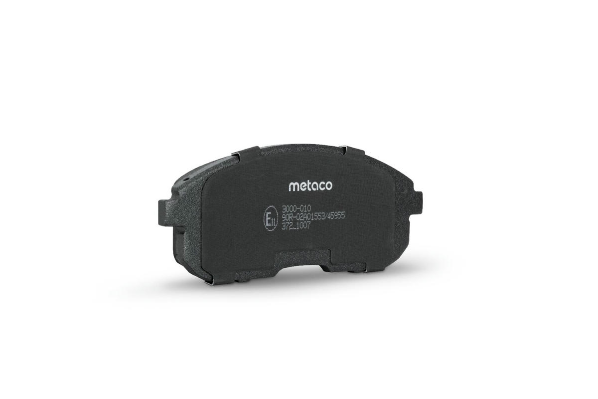 Колодки тормозные передние к-кт metaco 3000-010 preview 3
