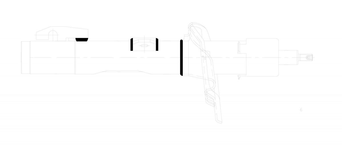 Амортизатор для а/м Ford Transit (13-) FWD (стойка) перед. TRIALLI AG 10067 preview 3