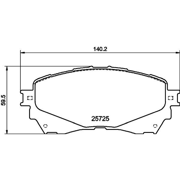 Колодки тормозные передние к-кт TRIALLI PF 4265 preview 2