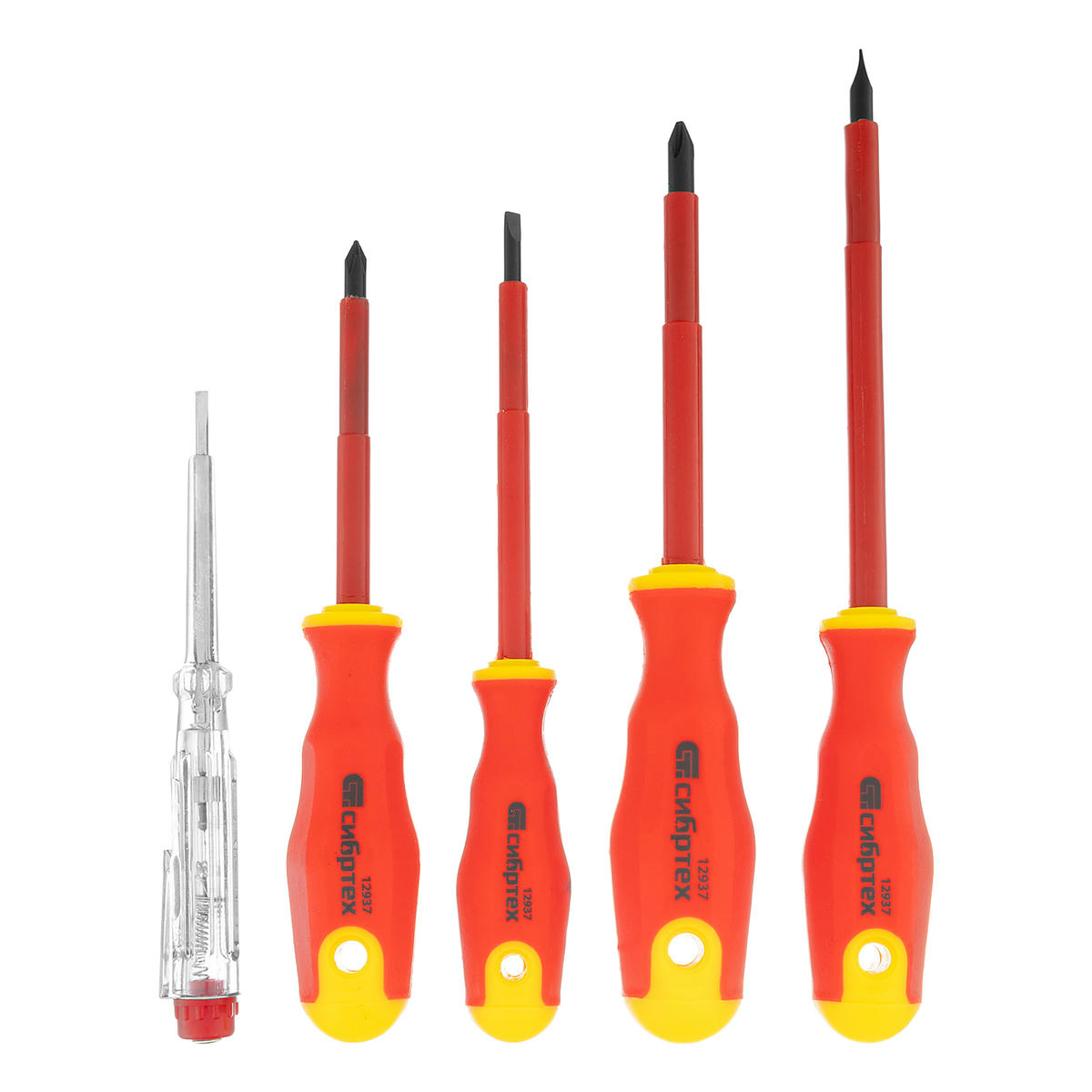 Набор отверток диэлектрических до 1000В, 5пр СИБРТЕХ preview 1