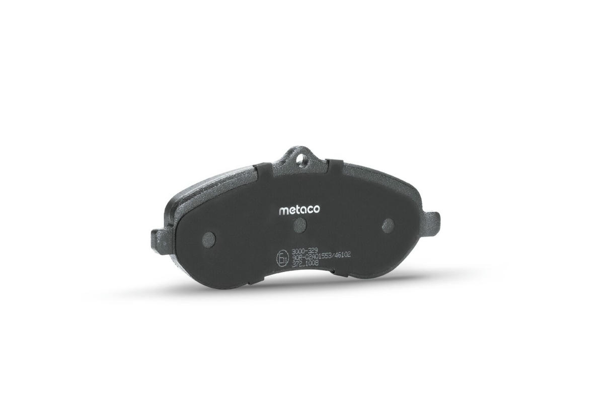 Колодки тормозные передние к-кт metaco 3000-329 preview 2