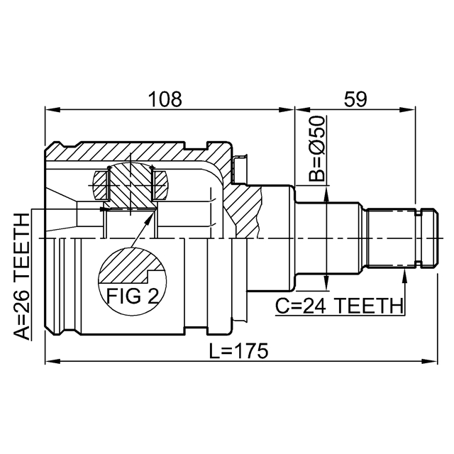 ШРУС 0111-AZT250LH preview 2