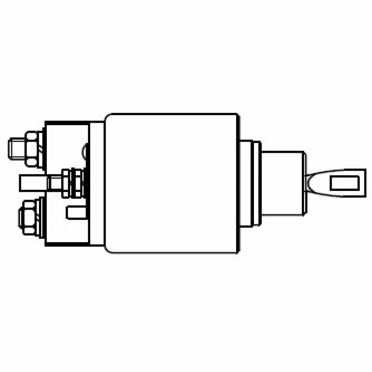 Реле втягивающее стартера для а/м Mercedes-Benz C W204 (07-) 1.8i/E W210 (95-) 2.0i (VSR 1502) preview 5