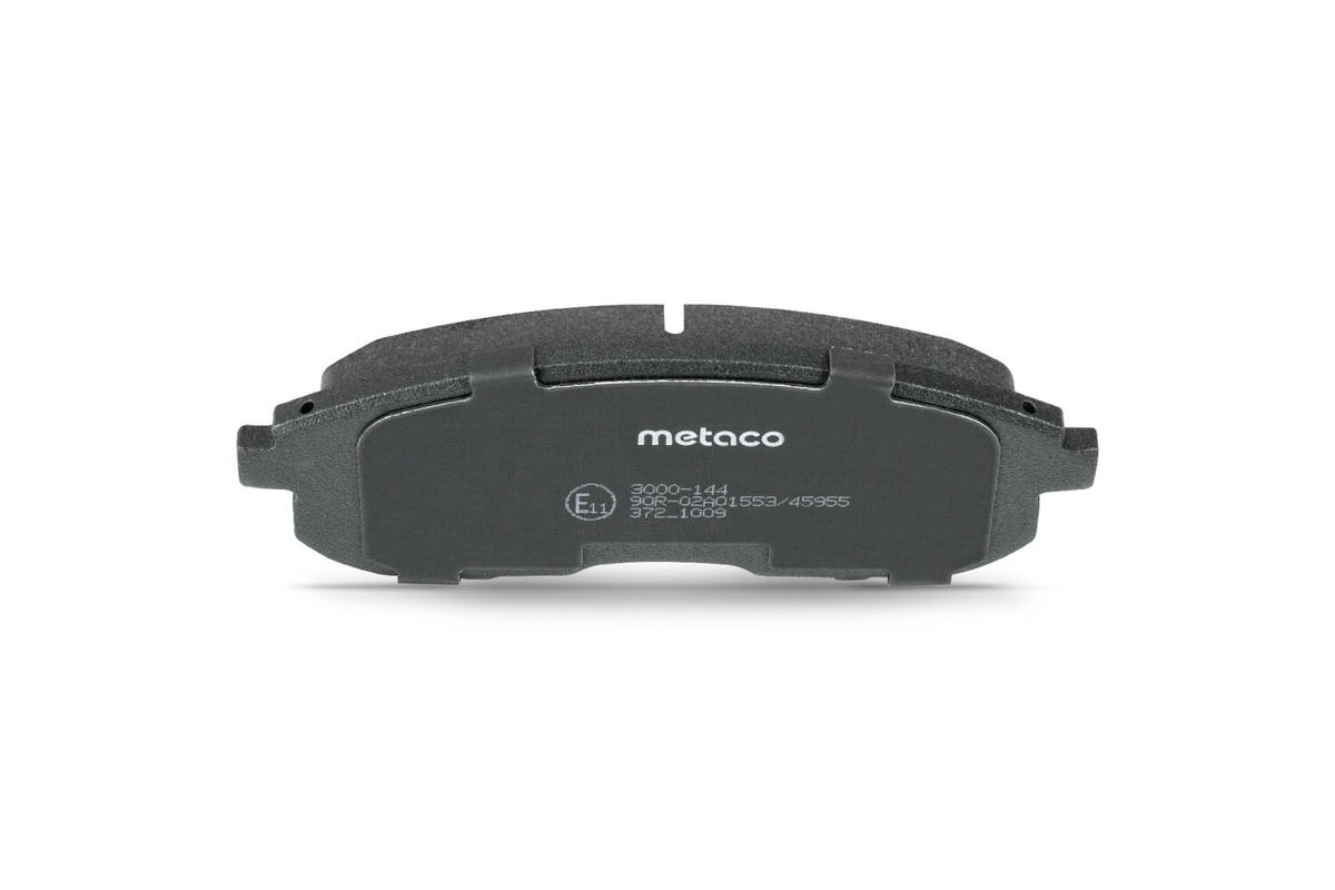 Колодки тормозные передние к-кт metaco 3000-144 preview 5