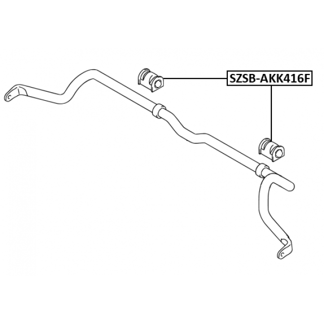 Втулка переднего стабилизатора d25 preview 2