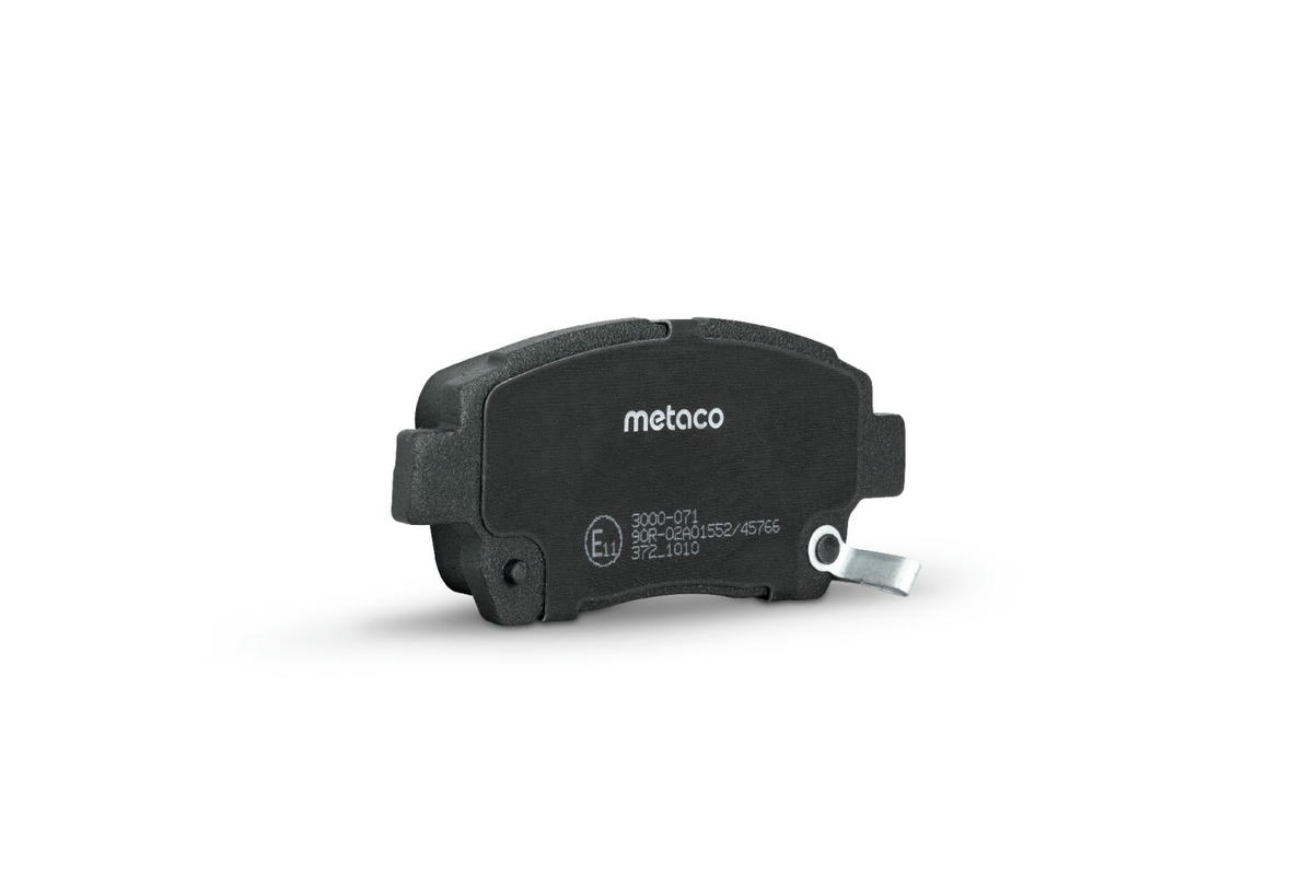 Колодки тормозные передние к-кт metaco 3000-071 preview 2