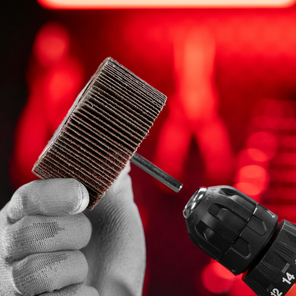 Круг лепестковый для дрели, 80x40x6 мм, P 80 MATRIX 74154 MATRIX 74154 preview 6