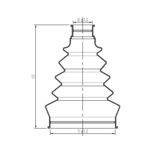 Пыльник ШРУСа TRIALLI FG 0506 preview 3