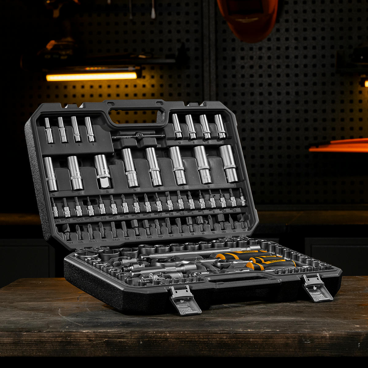 Набор инструмента 109 пред. 1/2", 1/4", CrV, S2 DENZEL preview 20