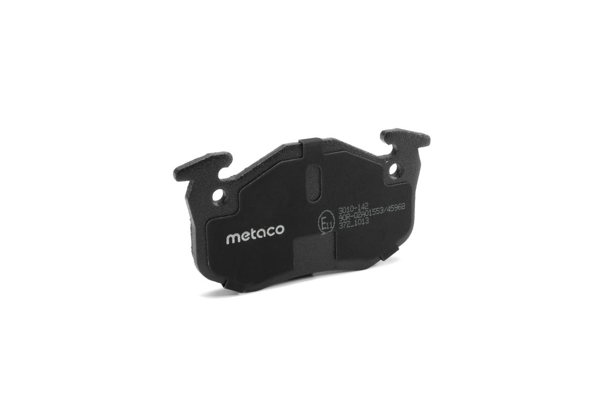 Колодки тормозные задние дисковые к-кт metaco 3010-142 preview 2