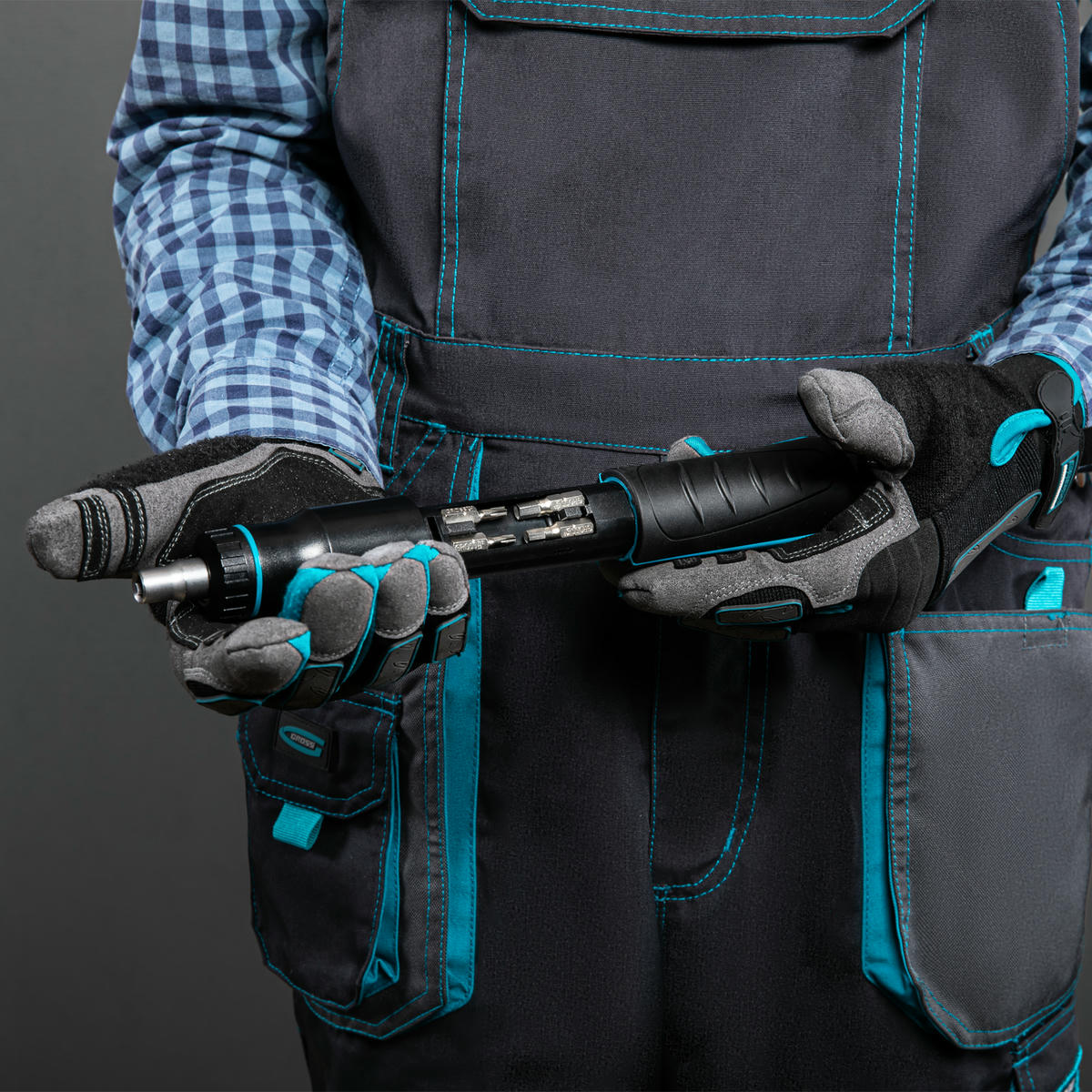 Отвертка реверсивная с револьверным механизмом, 11 шт. GROSS preview 6