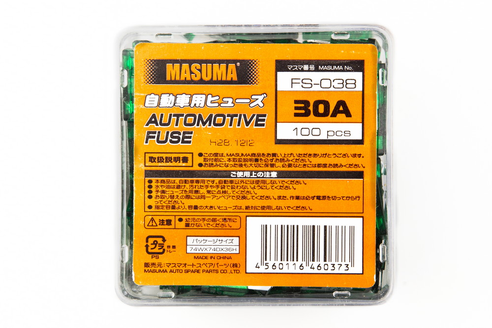 Предохр. Флажковые Стандарт 30А MASUMA FS038 preview 2