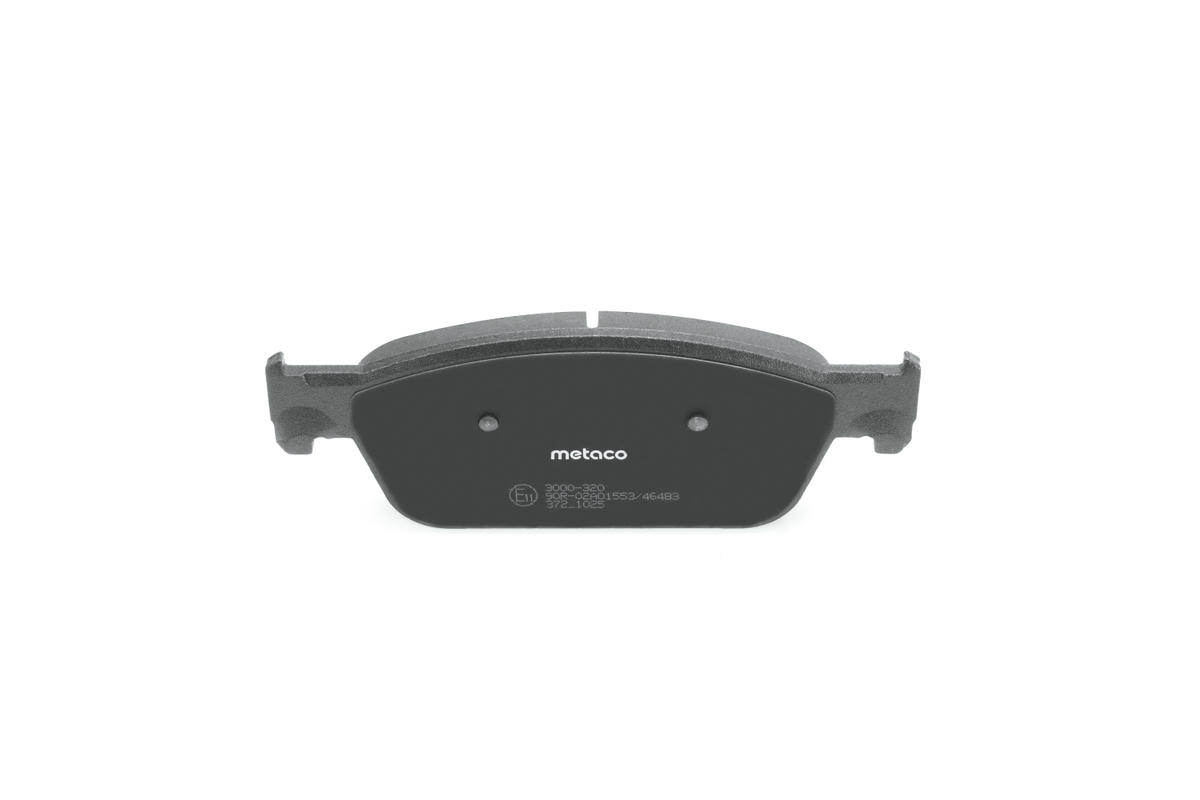 Колодки тормозные передние к-кт metaco 3000-320 preview 5