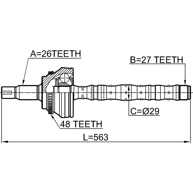 ШРУС 0114-ACV30A48 preview 2