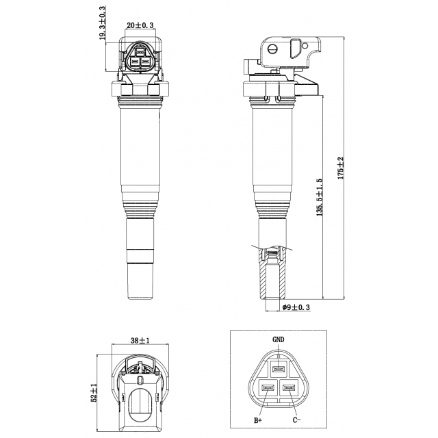 Катушка зажигания FEBEST 19640-001 preview 2