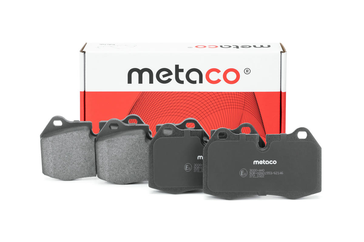 Колодки тормозные передние к-кт metaco 3000-440 preview 1