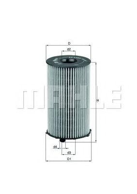 Фильтр масляный KNECHT OX 2052 D preview 1