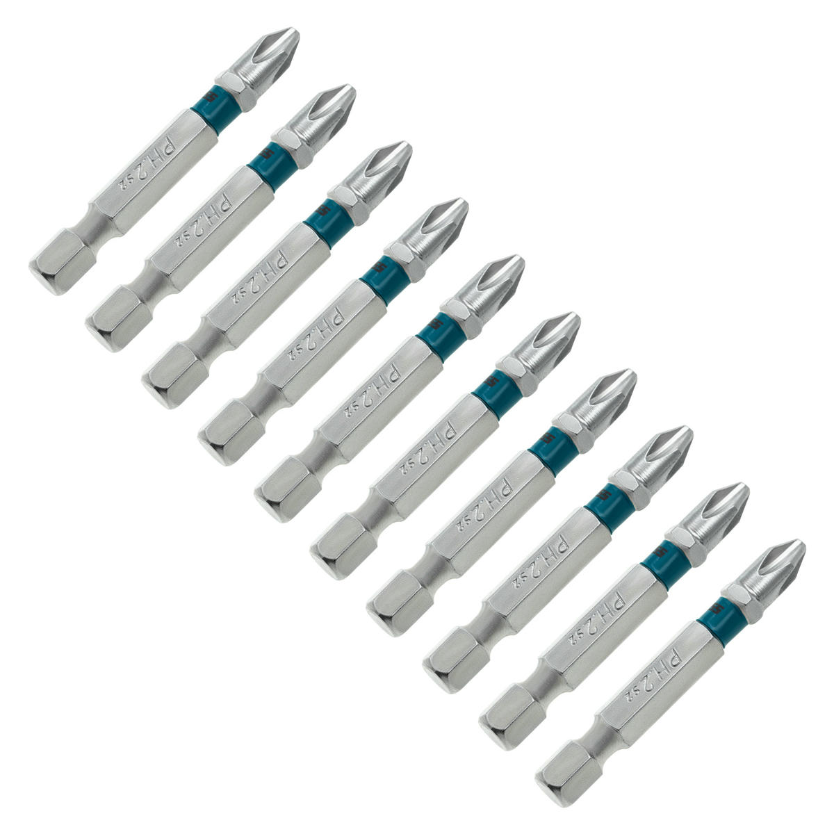 Набор бит PH2х50 сталь S2, (10шт) GROSS preview 2