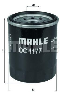 Фильтр масляный MAHLE _OC1177 preview 1