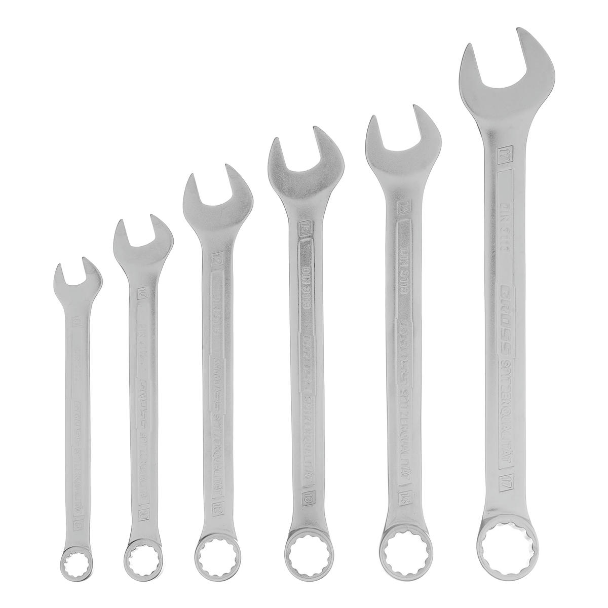 Набор ключей комбинированных 6шт 8-17мм GROSS preview 2