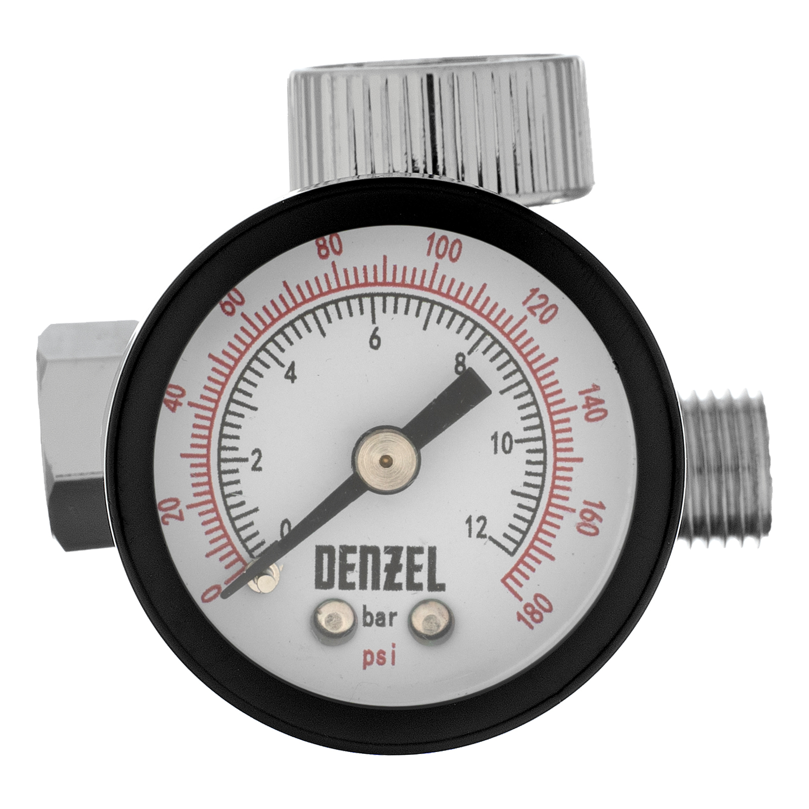 Регулятор давления с манометром для краскопульта K1500, 12 бар, 1/4 DENZEL preview 2