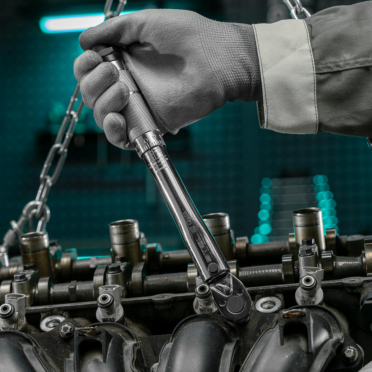 Ключ динамометрический 5-24Нм 1/4" CrV хромир STELS preview 12