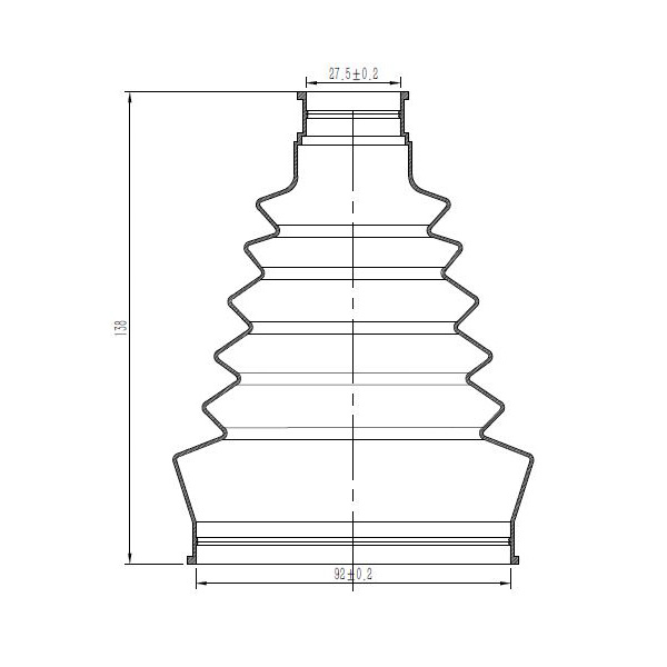 Пыльник ШРУСа TRIALLI FG 0815 preview 3