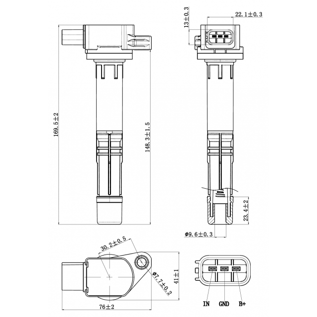Катушка зажигания FEBEST 03640-002 preview 2