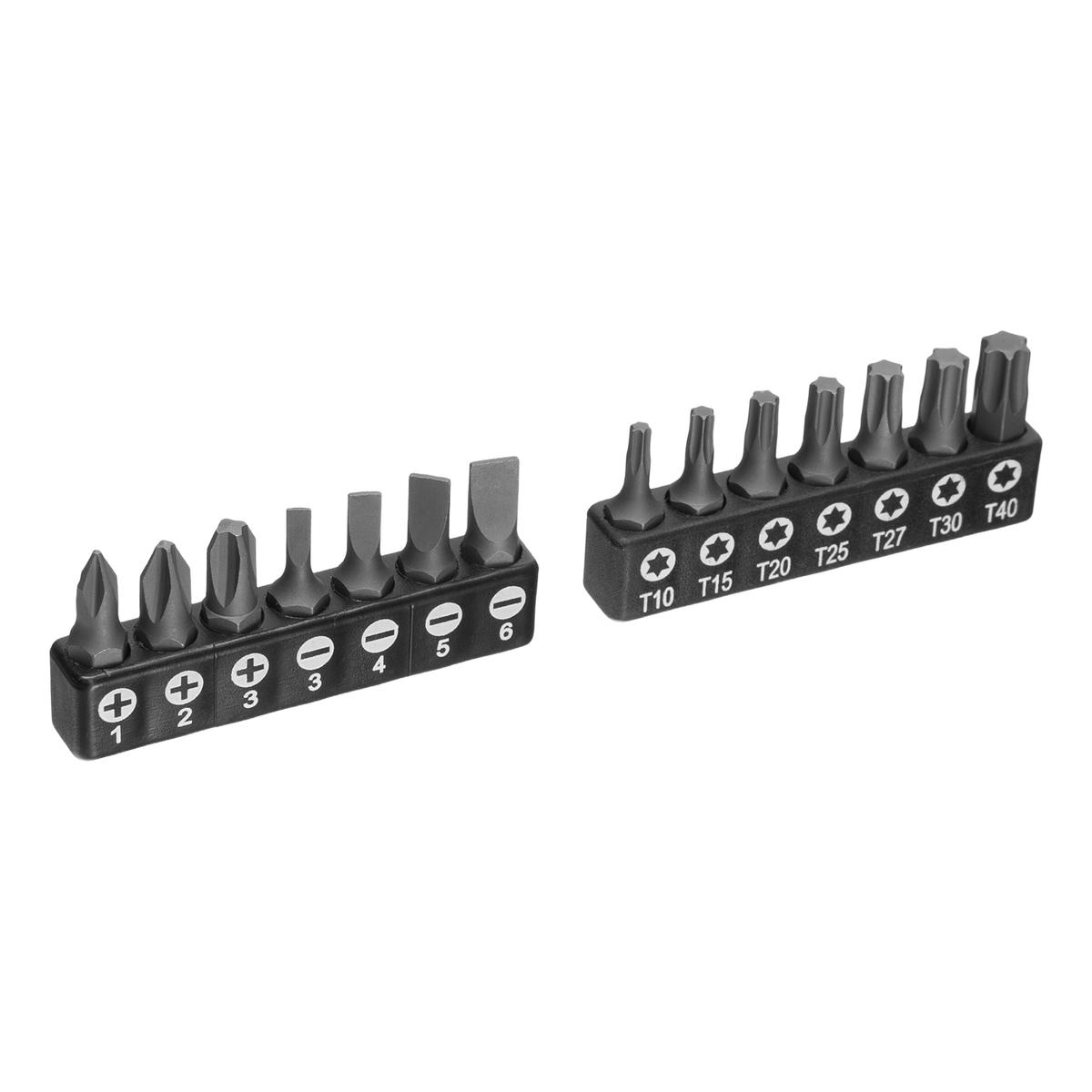 Набор инструмента 64 пред. 1/2", 1/4", CrV, S2 DENZEL preview 33