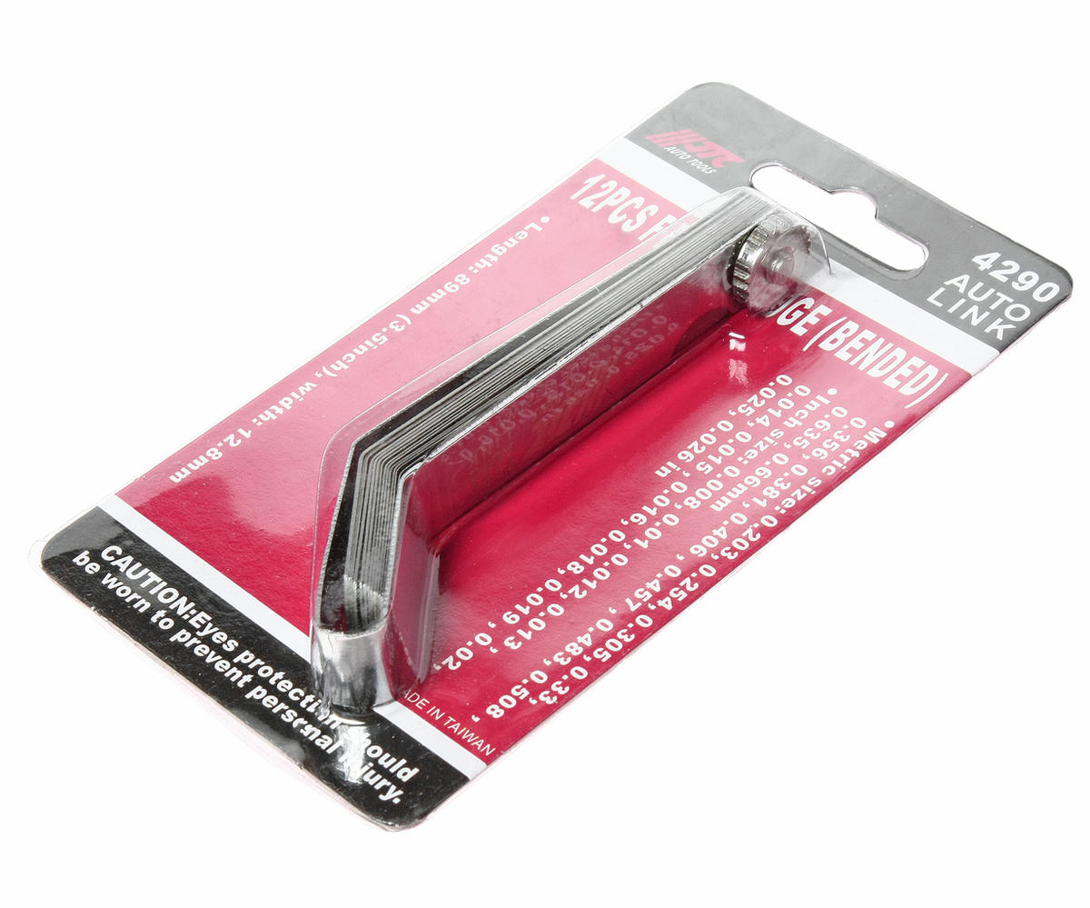 Набор щупов изогнутых для измерения зазора (0.203-0.66мм; 0,008"-0,026") 12 лезвий JTC /1 preview 1