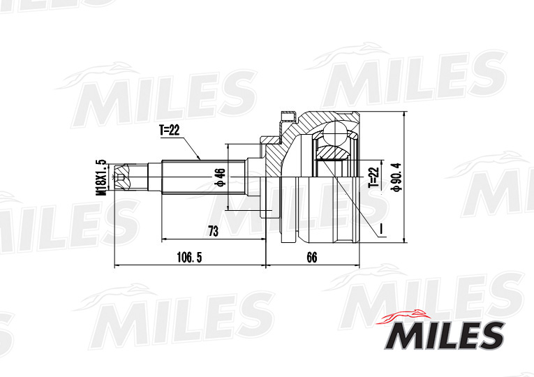 ШРУС LADA NIVA 2121 1.6 76-87 нар. preview 3