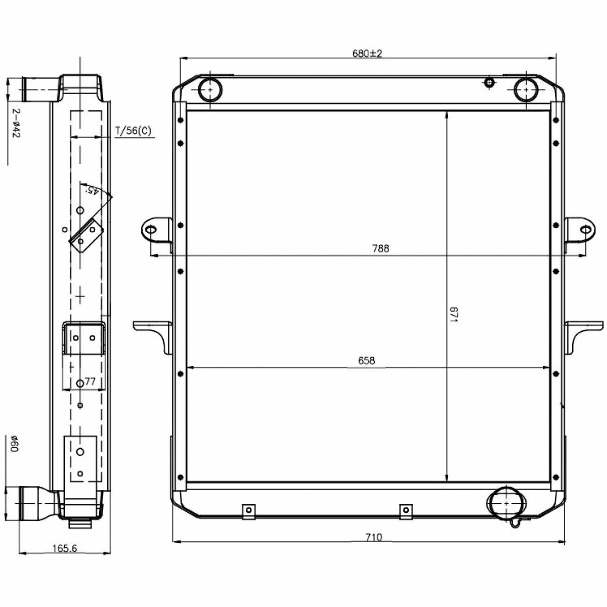 Радиатор основной LUZAR LRc 1229 preview 3 Радиатор основной LUZAR LRc 1229 preview 3