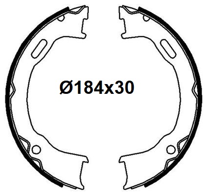 Колодки ручного тормоза к-кт TRIALLI GF 4629 preview 3