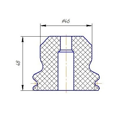 Пыльник с отбойником TRIALLI BCS 1048 preview 2